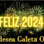 Feliz año 2024 les desea Caleta Olivia